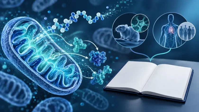 Illustration for an overview of MOTS-c human research