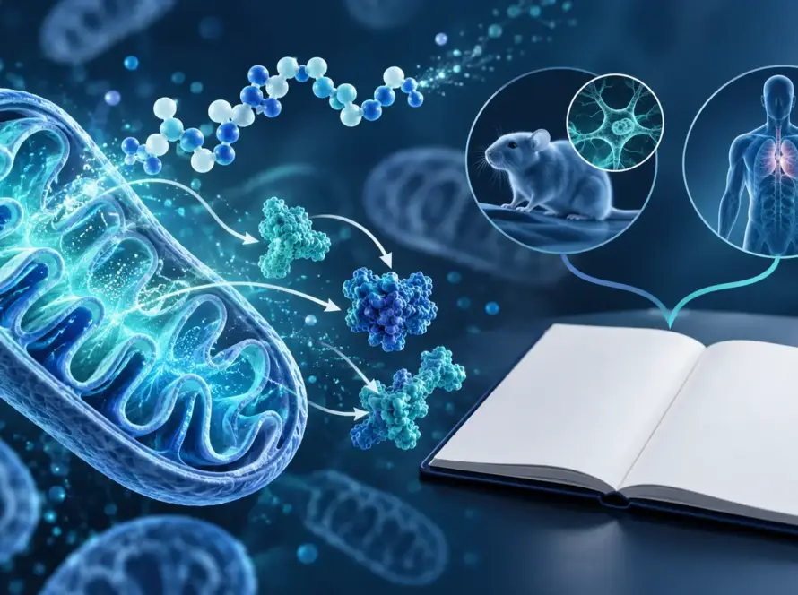 Illustration for an overview of MOTS-c human research