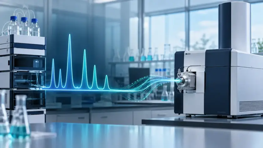 Illustration for the HPLC and LC-MS peptide analysis comparison
