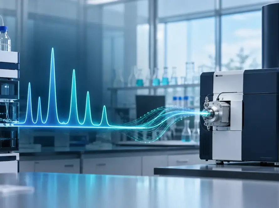 Illustration for the HPLC and LC-MS peptide analysis comparison