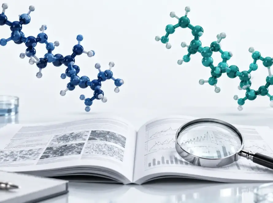 Illustration accompanying the Selank and Semax research comparison
